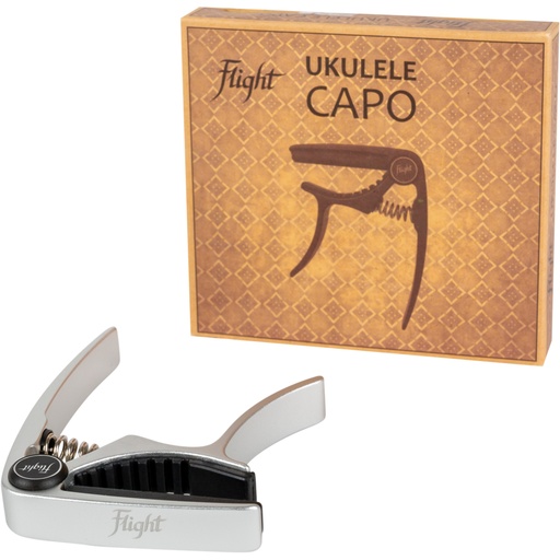 Flight ukulele capo silver